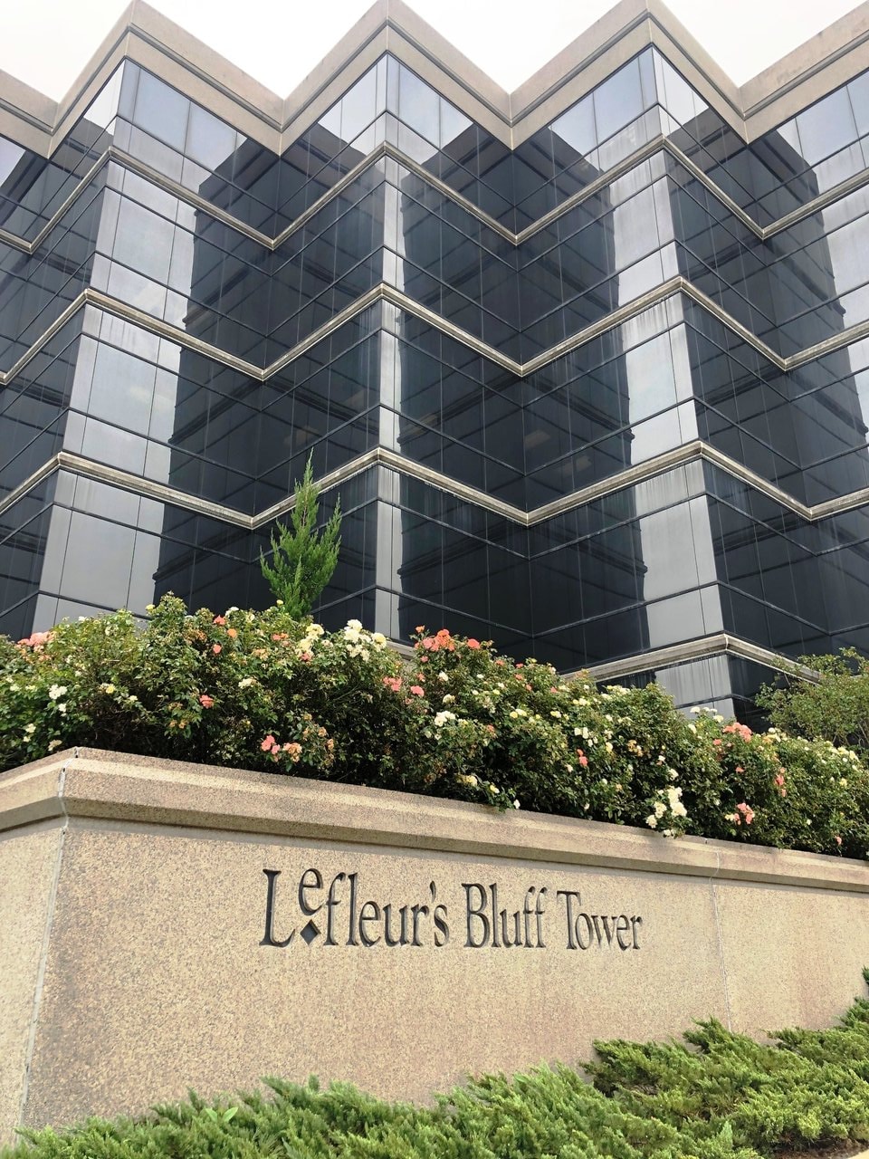 Lefleur's Bluff Tower on Interstate 55, home of Triad Office Solutions in Jackson, Mississippi